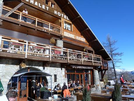 Hütten, Bergrestaurants  Briançon – Bergrestaurants, Hütten Serre Chevalier – Briançon/Chantemerle/Villeneuve-la-Salle/Le Monêtier-les-Bains