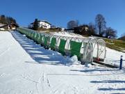 Zauberteppich Bodenschmied - Förderband/Zauberteppich mit Überdachung