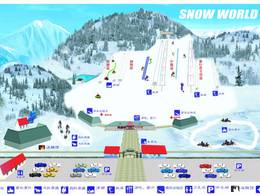 Pistenplan Snow World Ski Park Xueshijie – Peking