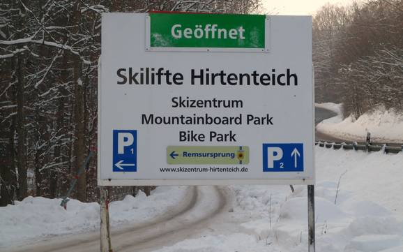 Skifahren bei Essingen