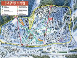 Skigebiet Sleeping Giant