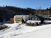 Unterkünfte an der Talstation der Gondelbahn