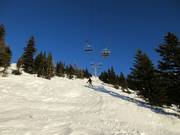 Schwere Piste am Goat's Eye Mountain