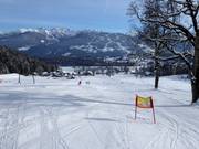 Leichte Piste am Schneemandllift