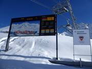 Informationstafel an der Corvatsch Mittelstation