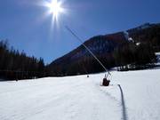 Beschneiung des Übungsareals in Mauterndorf