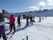 Am Tellerlift wird der Bügel gereicht