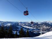 Die neue Fleckalmbahn von Kirchberg ins Skigebiet KitzSki