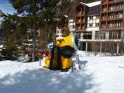 Leistungsfähige Schneekanone im Skigebiet Kolašin