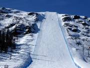 Extrem schwere Abfahrt Chocken