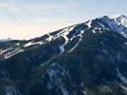 Blick auf das Skigebiet Aspen Highlands