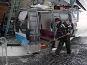 Die Gondeln werden täglich gereinigt