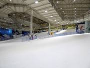 Blick auf die Pisten von der Talstation