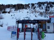 Bodenalpbahn - 4er Sesselbahn fix geklemmt