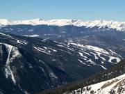 Blick auf Keystone vom Arapahoe Basin aus