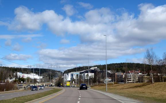 Akershus: Anfahrt in Skigebiete und Parken an Skigebieten – Anfahrt, Parken SNØ