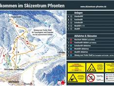 Pistenplan Skizentrum Pfronten