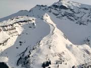 Schwere Piste in Avoriaz