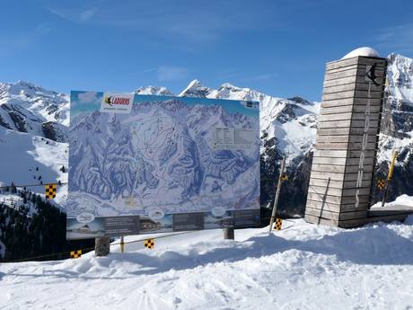 Südtirol: Orientierung in Skigebieten – Orientierung Ladurns