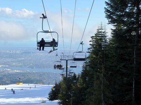 Vancouver: beste Skilifte – Lifte/Bahnen Grouse Mountain