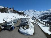 Wohnmobilparkplatz in Les Menuires