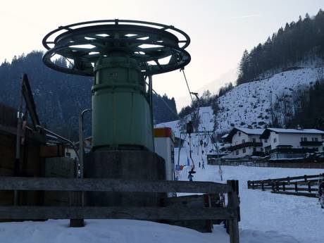 Silberregion Karwendel: beste Skilifte – Lifte/Bahnen Burglift – Stans
