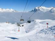 Läger - 4er Hochgeschwindigkeits-Sesselbahn (kuppelbar) mit Abdeckhauben