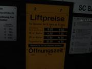 Preisschild an der Kasse