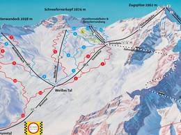 Pistenplan Zugspitze