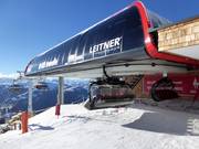 Brunelle - 6er Hochgeschwindigkeits-Sesselbahn (kuppelbar) mit Abdeckhauben und Sitzheizung