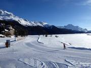 Loipe an der Talstation Surlej