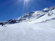 Einstieg schwere Abfahrt am Unterrat