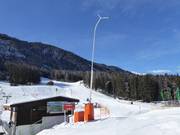 Leistungsstarke Beschneiung der Mittelstation