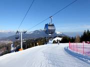 Mit der neuen Gondelbahn von Francolini zum Sommo Alto