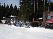 Leistungsfähige Schneekanonen