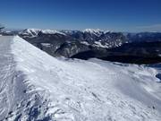 Tiefschneehänge auf der Steinplatte