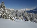 Offizielle SchweizMobil-Schneeschuhrouten