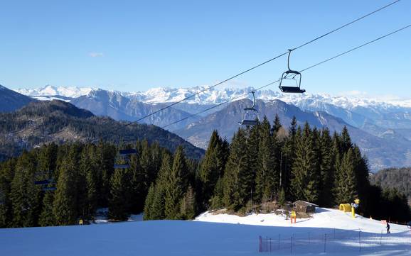 Skifahren in Bertoldi