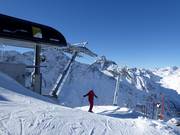 Start der Piste an der Leppleskofelbahn