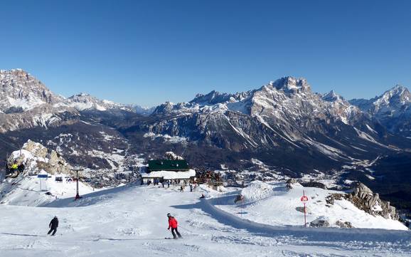 Größter Höhenunterschied in Cortina d’Ampezzo – Skigebiet Cortina d'Ampezzo