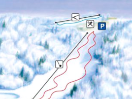 Skigebiet Kaķīškalns