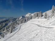 Blick vom Brauneck zum Idealhang