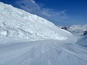 Es gibt immer reichlich Schnee im Skigebiet Riksgränsen