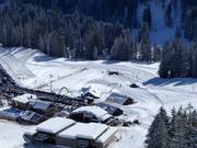 Anfängergelände an der Talstation Ifen