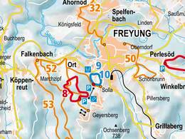 Pistenplan Solla – Freyung-Geyersberg