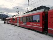 Bahnhof Davos-Glaris direkt an der Rinerhornbahn