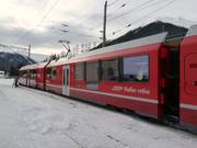 Bahnhof Davos-Glaris direkt an der Rinerhornbahn