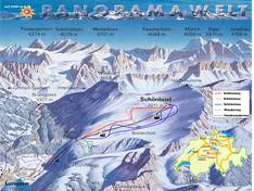 Pistenplan Lungern – Schönbüel