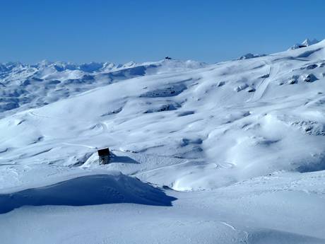 Glarner Alpen: Größe der Skigebiete – Größe Laax/Flims/Falera