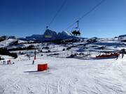 Lifte und Pisten in Compatsch